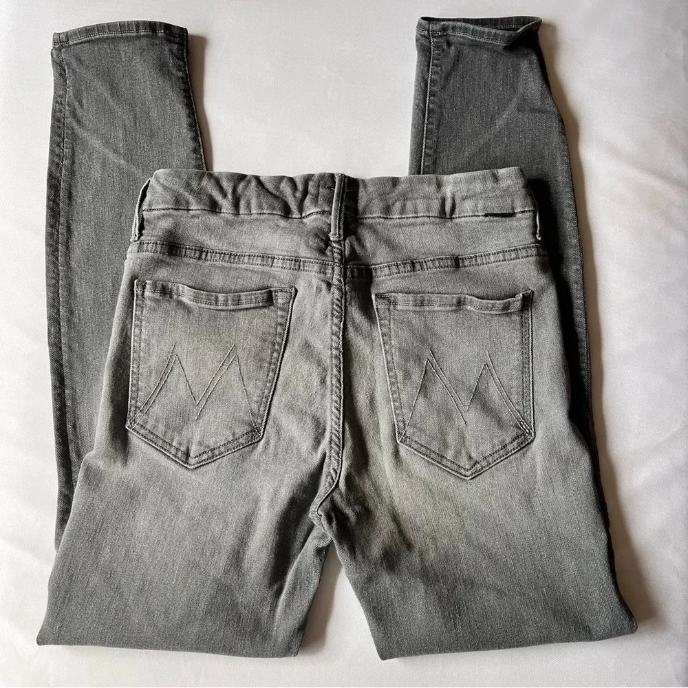 MOTHER | The Pixie - Supermoon - Grey Cropped Skinny Jeans Women’s Size 30 - Picture 5 of 9